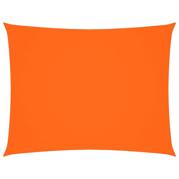 Parasole a Vela Oxford Rettangolare 5x6 m Arancione 135714
