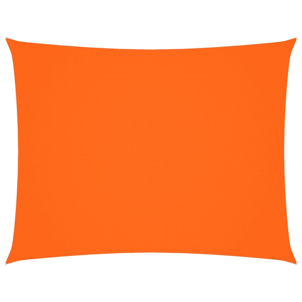 vidaXL Parasole a Vela Oxford Rettangolare 5x6 m Arancione