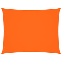vidaXL Parasole a Vela Oxford Rettangolare 5x6 m Arancione