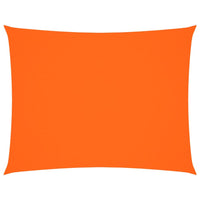 Parasole a Vela Tessuto Oxford Rettangolare 5x7m Arancione 135715