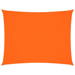 Parasole a Vela Tessuto Oxford Rettangolare 5x7m Arancione