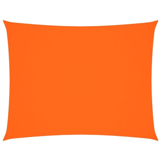Parasole a Vela Tessuto Oxford Rettangolare 5x7m Arancione