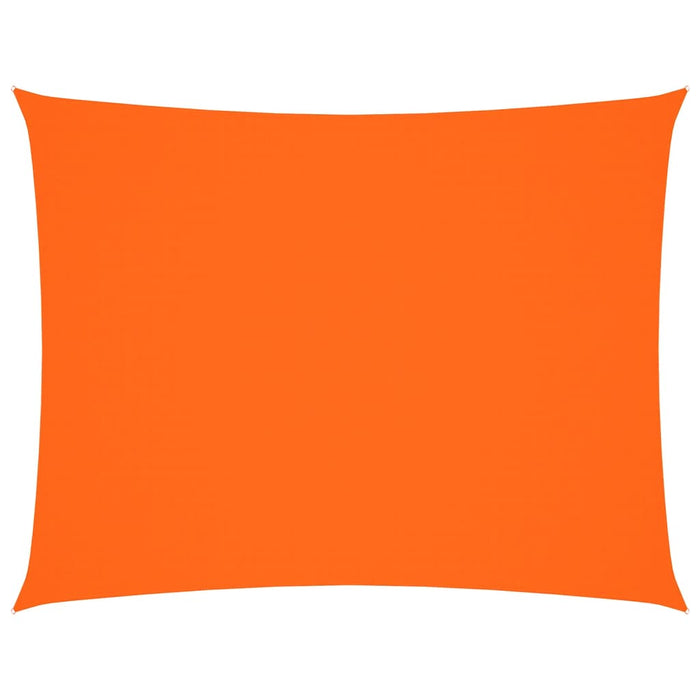 Parasole a Vela Tessuto Oxford Rettangolare 5x7m Arancione