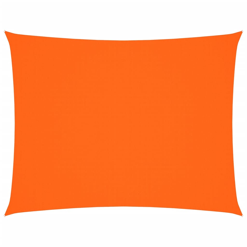 Parasole a Vela Oxford Rettangolare 6x7 m Arancione 135717