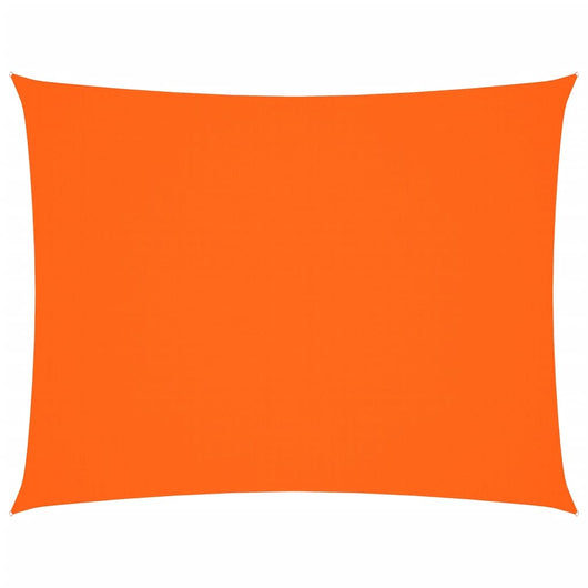 Parasole a Vela Oxford Rettangolare 6x7 m Arancione 135717
