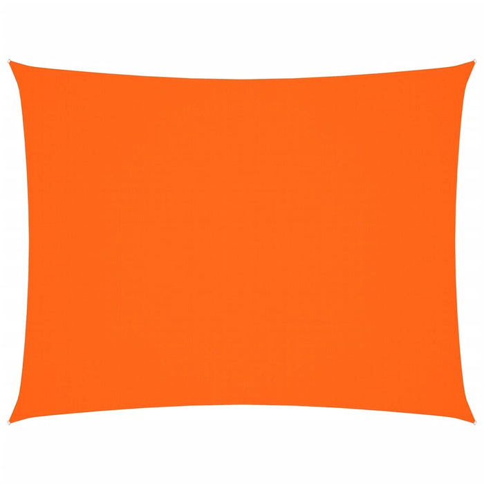 Parasole a Vela Oxford Rettangolare 6x7 m Arancione 135717