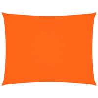 Parasole a Vela Oxford Rettangolare 6x8 m Arancione 135718
