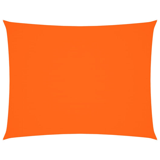 Parasole a Vela Oxford Rettangolare 6x8 m Arancione 135718