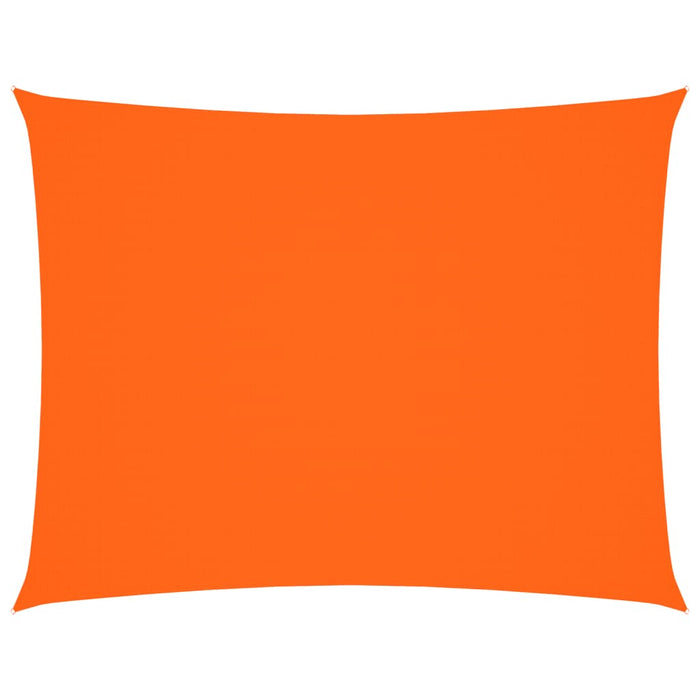 Parasole a Vela Oxford Rettangolare 6x8 m Arancione