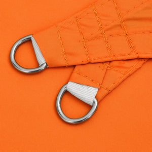 Parasole a Vela Oxford Triangolare 3x3x3 m Arancione 135720