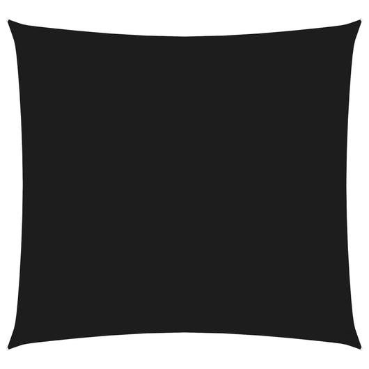 Parasole a Vela in Tela Oxford Quadrata 3x3 m Nera 135742