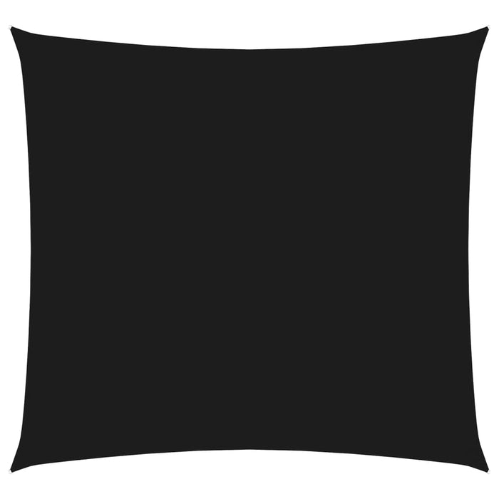 Parasole a Vela in Tela Oxford Quadrata 3x3 m Nera