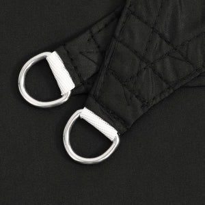 Vela Parasole in Tela Oxford Quadrata 3,6x3,6 m Nera