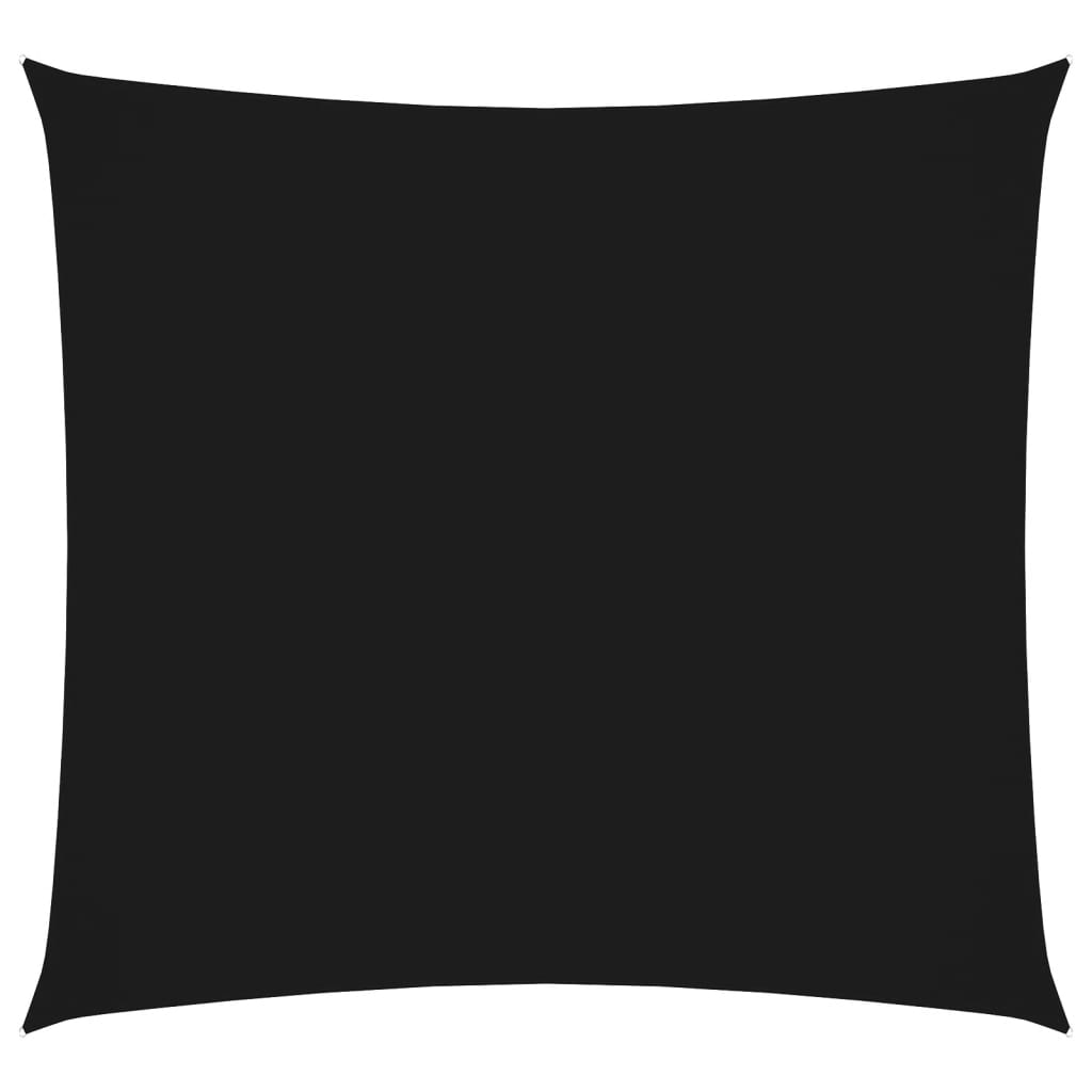 Parasole a Vela in Tela Oxford Quadrato 4,5x4,5 m Nero