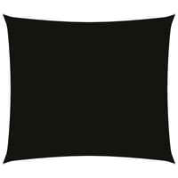 Parasole a Vela Oxford Rettangolare 2x2,5 m Nero 135749