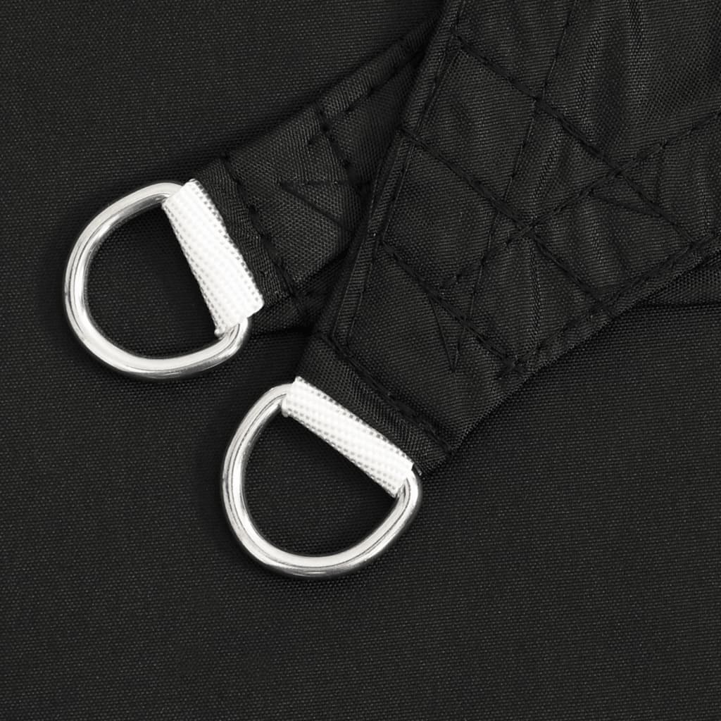 Parasole a Vela Oxford Rettangolare 2x2,5 m Nero