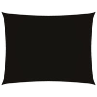 Parasole a Vela Oxford Rettangolare 2x3 m Nero 135750