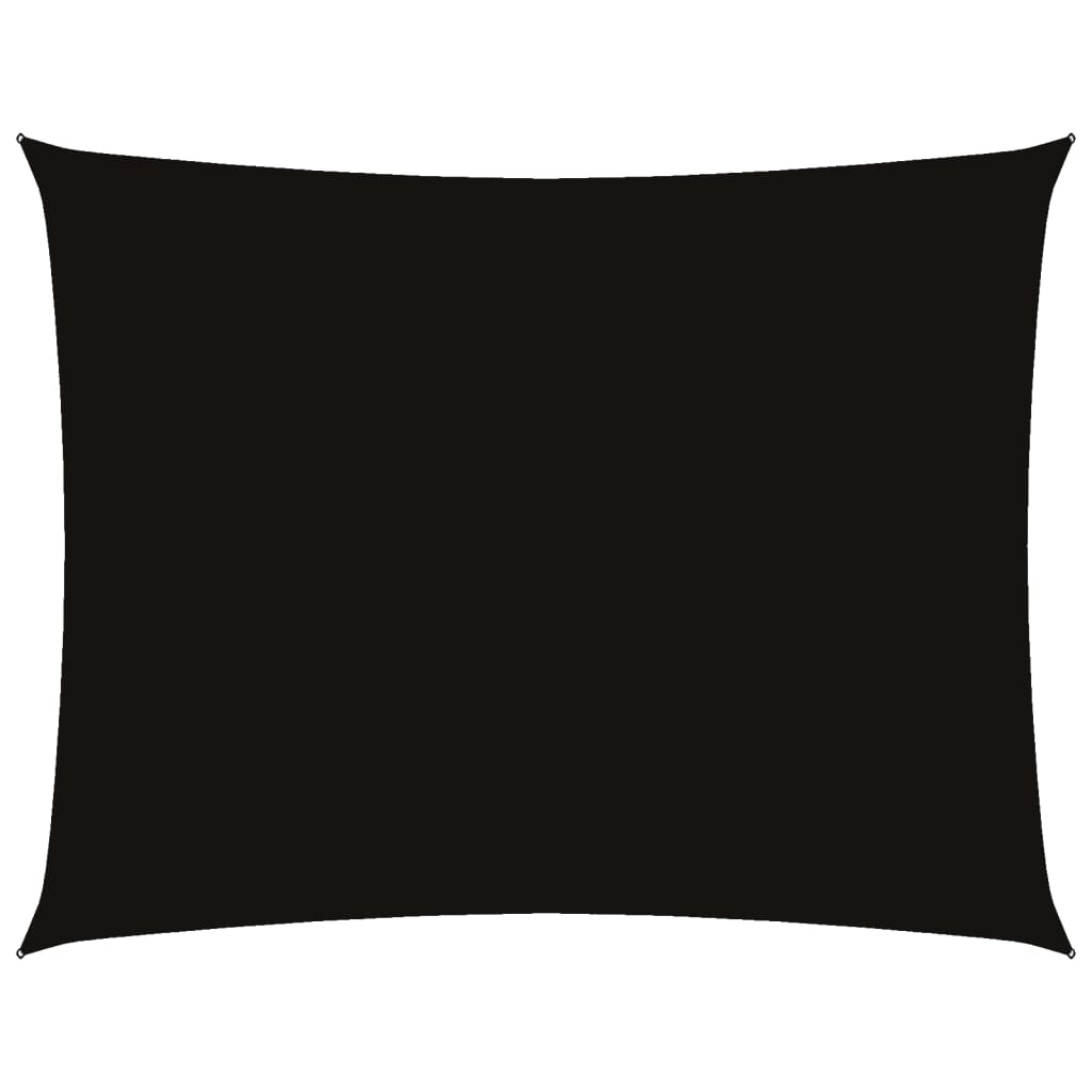 Parasole a Vela Oxford Rettangolare 2x3 m Nero
