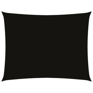 Parasole a Vela Oxford Rettangolare 2x3,5 m Nero cod mxl 45669