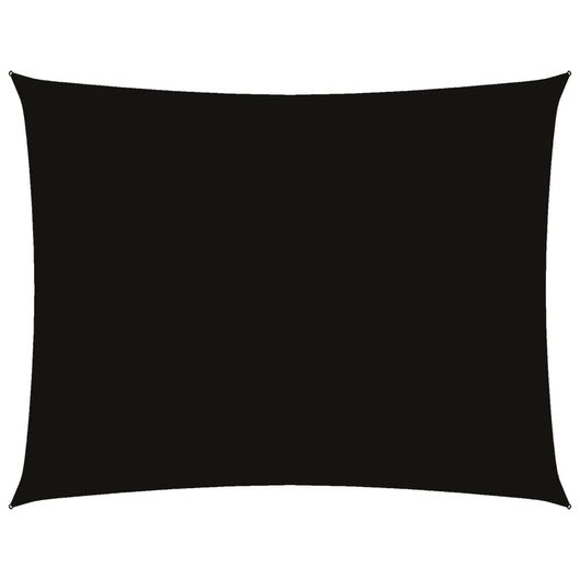 Parasole a Vela Oxford Rettangolare 2x3,5 m Nero 135751