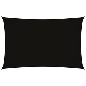 Parasole a Vela Oxford Rettangolare 2x4,5 m Nero