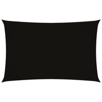 Parasole a Vela Oxford Rettangolare 2x5 m Nero
