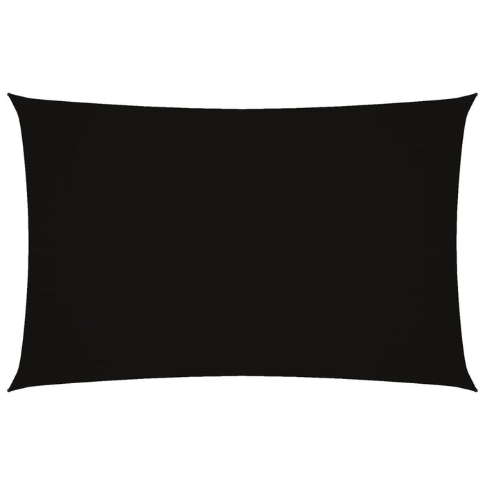 Parasole a Vela Oxford Rettangolare 2x5 m Nero