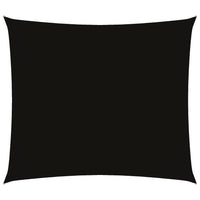 Parasole a Vela Oxford Rettangolare 2,5x3 m Nero 135755