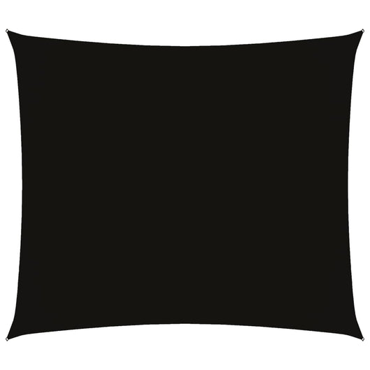 Parasole a Vela Oxford Rettangolare 2,5x3 m Nero