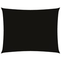 Parasole a Vela Oxford Rettangolare 2,5x3,5 m Nero 135756