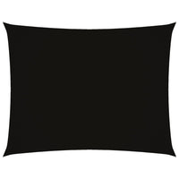 Parasole a Vela Oxford Rettangolare 2,5x4 m Nero 135757