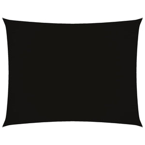 Parasole a Vela Oxford Rettangolare 2,5x4 m Nero 135757
