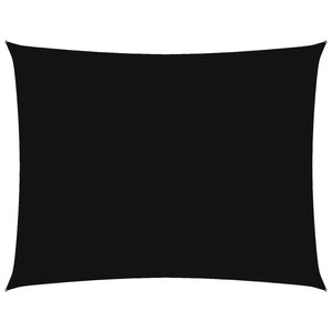 Parasole a Vela Oxford Rettangolare 3x4 m Nero 135760