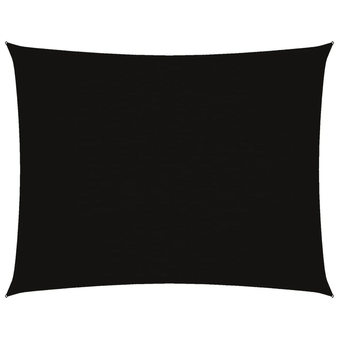 Parasole a Vela Oxford Rettangolare 3x4 m Nero 135760