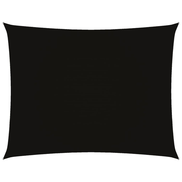 Parasole a Vela Oxford Rettangolare 3x4,5 m Nero 135761