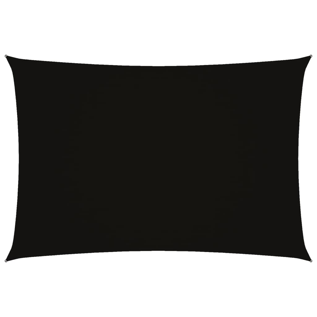 Parasole a Vela Oxford Rettangolare 3x5 m Nero