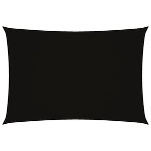 Parasole a Vela Oxford Rettangolare 3x5 m Nero 135762