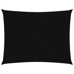 Parasole a Vela Oxford Rettangolare 3x6 m Nero