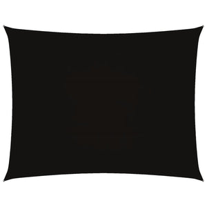 Parasole a Vela Oxford Rettangolare 3,5x5 m Nero