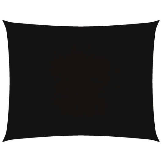Parasole a Vela Oxford Rettangolare 3,5x5 m Nero