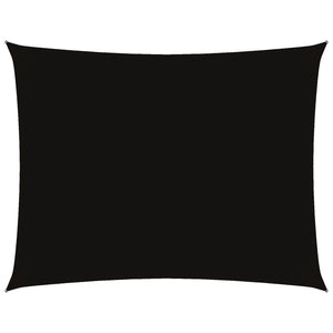 Parasole a Vela Oxford Rettangolare 4x5 m Nero