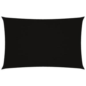 Parasole a Vela Oxford Rettangolare 4x7 m Nero