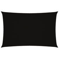 Parasole a Vela Oxford Rettangolare 4x7 m Nero 135768