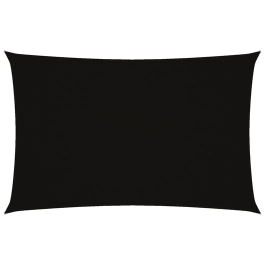 Parasole a Vela Oxford Rettangolare 4x7 m Nero 135768