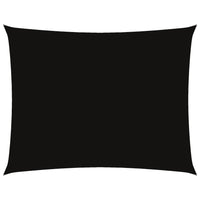 Parasole a Vela Oxford Rettangolare 5x6 m Nero