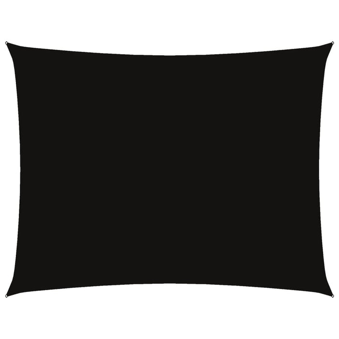 Parasole a Vela Oxford Rettangolare 5x6 m Nero
