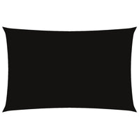 Parasole a Vela Oxford Rettangolare 5x8 m Nero 135771