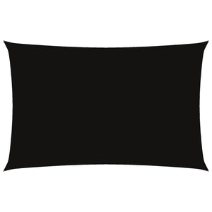 Parasole a Vela Oxford Rettangolare 5x8 m Nero 135771