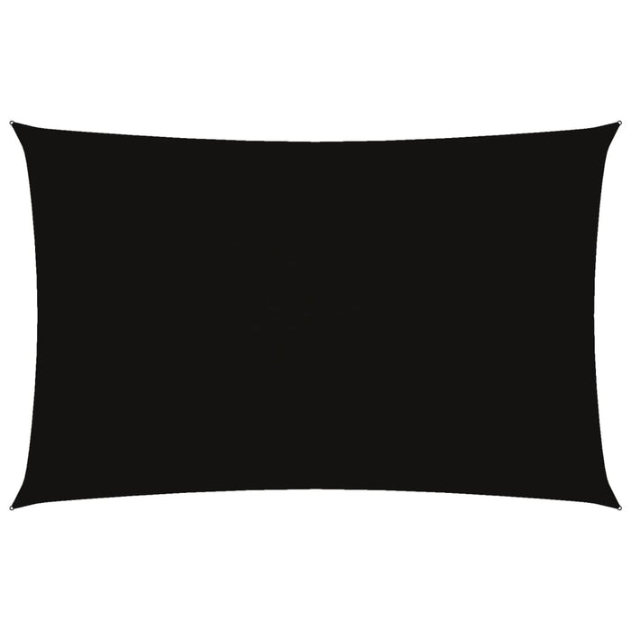 Parasole a Vela Oxford Rettangolare 5x8 m Nero 135771