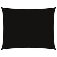 Parasole a Vela Oxford Rettangolare 6x8 m Nero